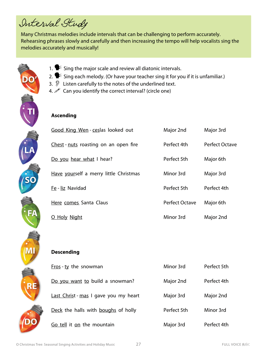 O Christmas Tree: Seasonal Singing Activities and Holiday Music (Book) - Image 8