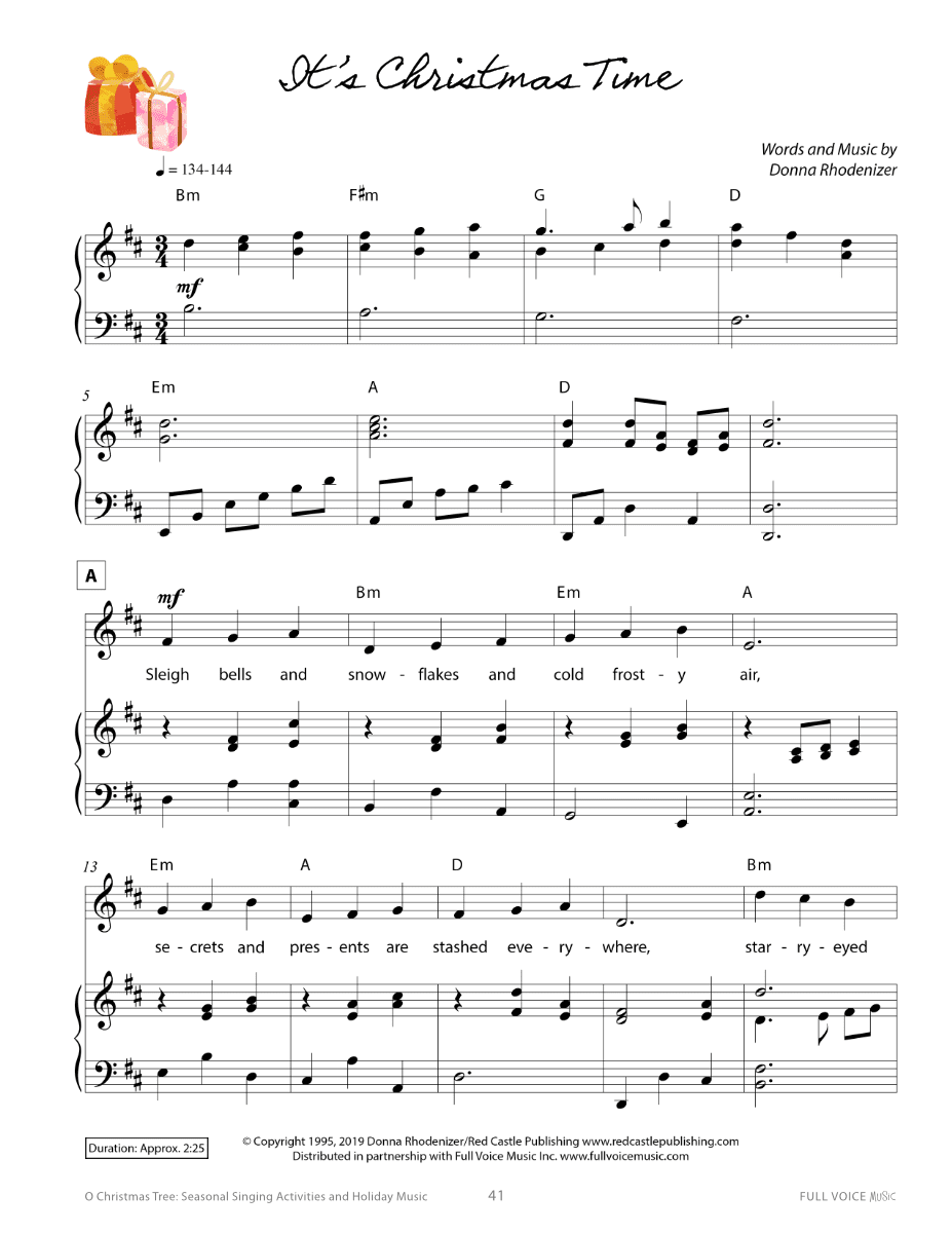 O Christmas Tree: Seasonal Singing Activities and Holiday Music (Book) - Image 9