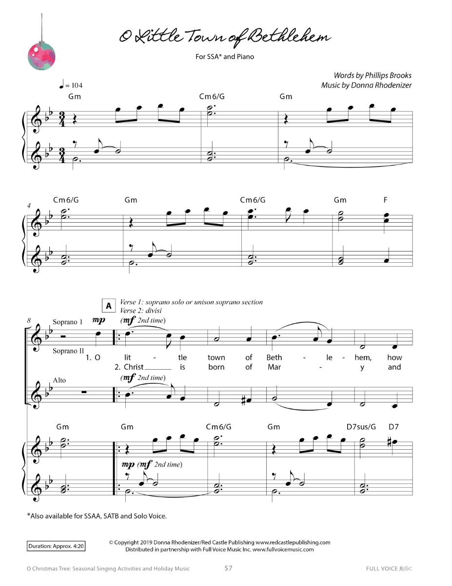 O Christmas Tree: Seasonal Singing Activities and Holiday Music (Book) - Image 10