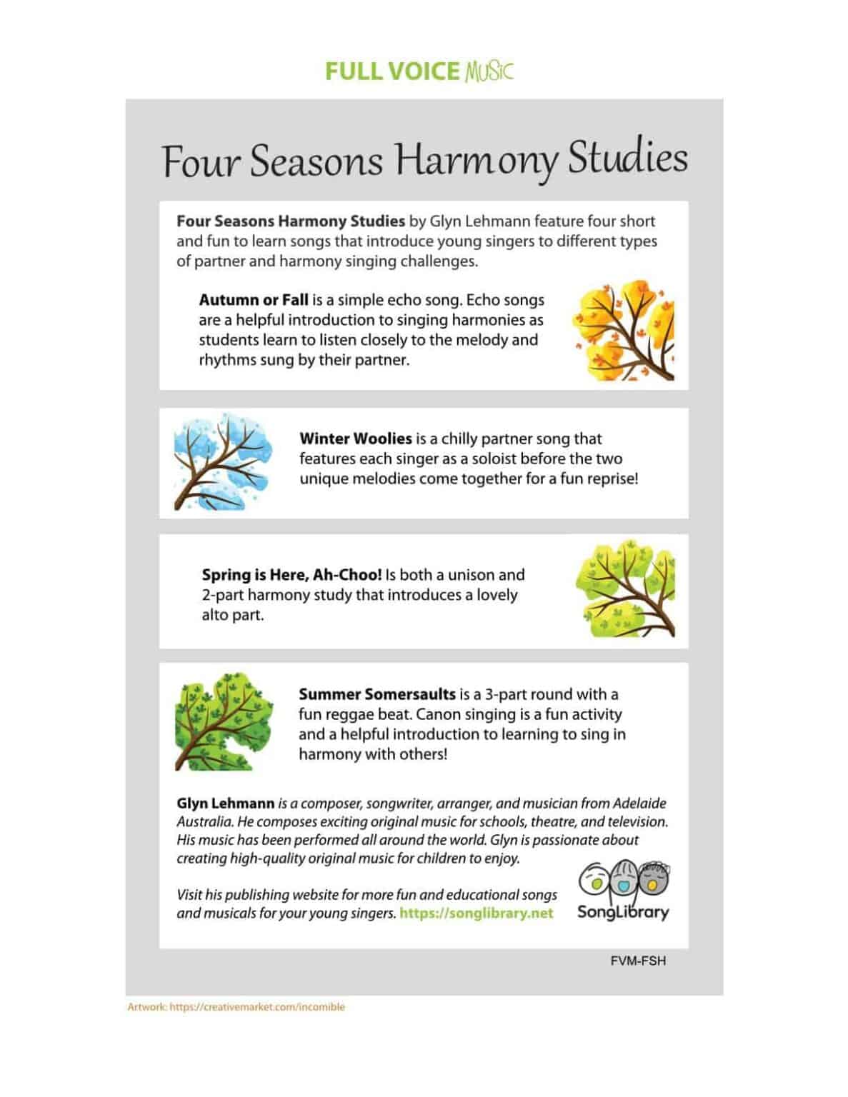 Four Seasons Harmony Studies by Glyn Lehmann - Image 2