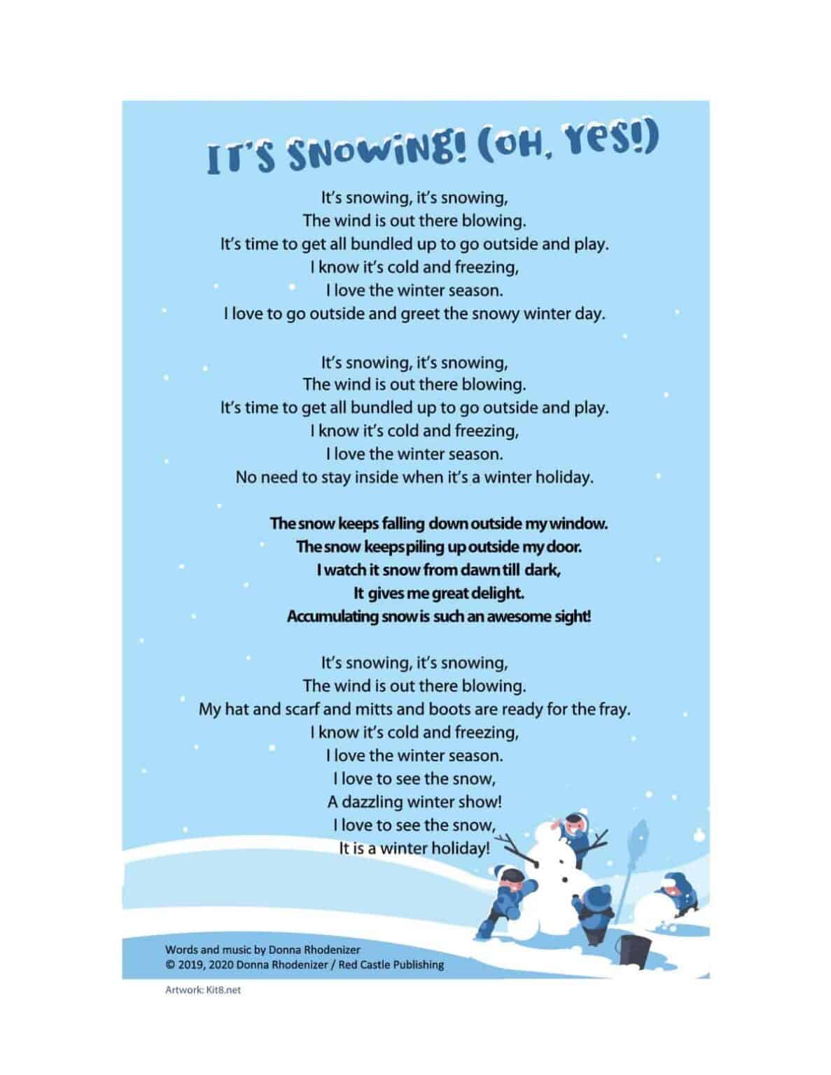 It's Snowing! (Oh, YES!/Oh, No!) by Donna Rhodenizer - Image 5