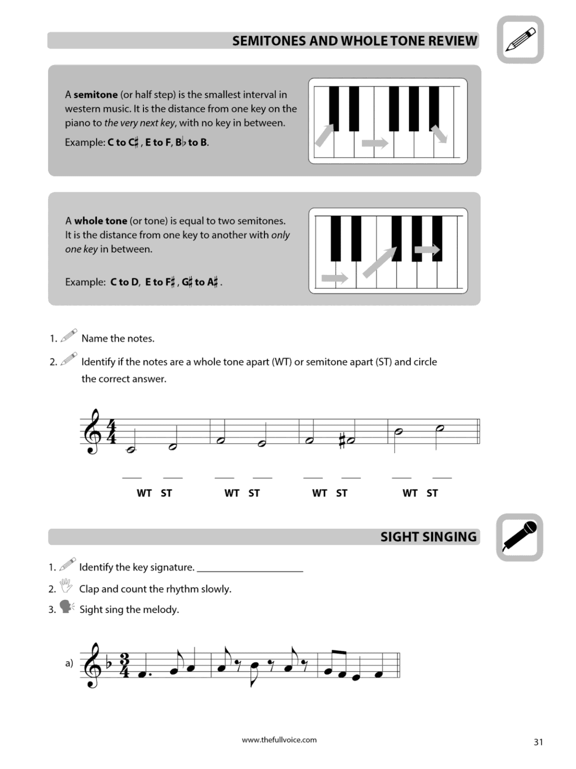 FULL VOICE Student Workbook - Level Two - Image 6