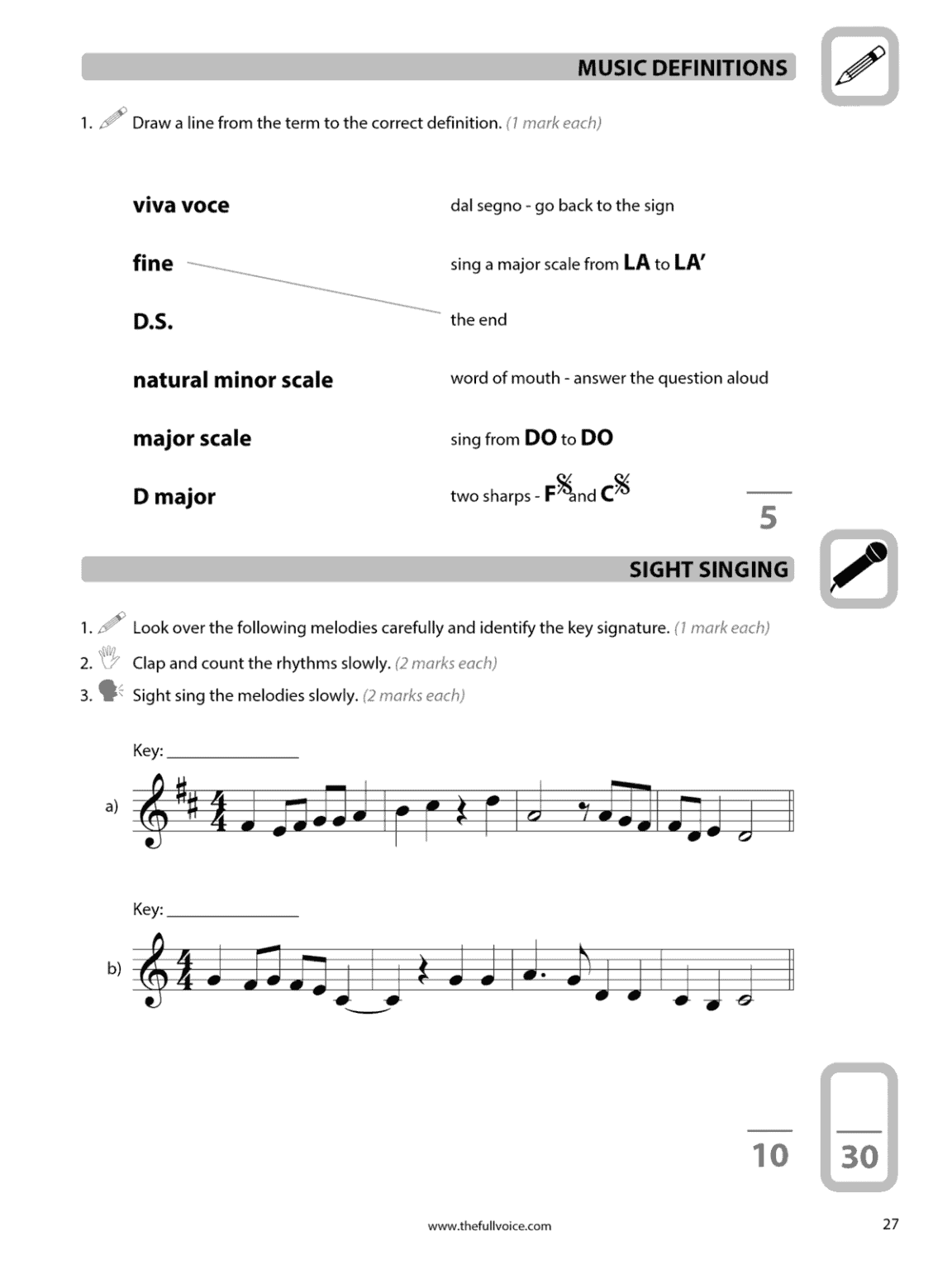 FULL VOICE Student Workbook - Level Three - Image 6