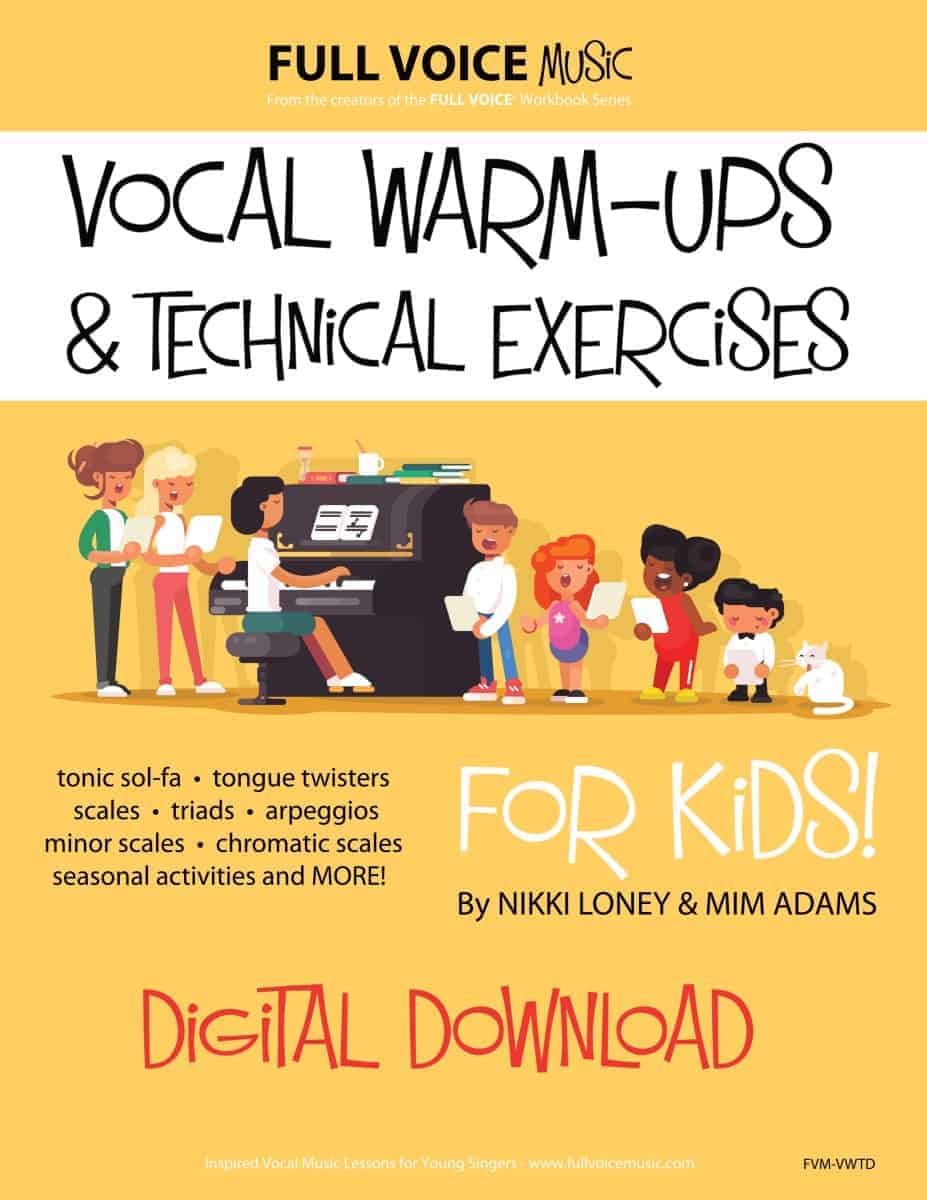 Vocal Warm-Ups and Technical Exercises for Kids! (PDF)