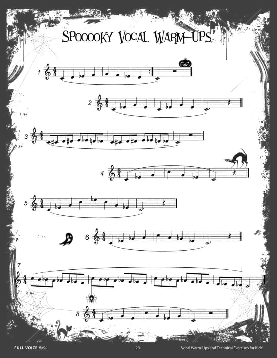 Vocal Warm-Ups and Technical Exercises for Kids! (PDF) - Image 13