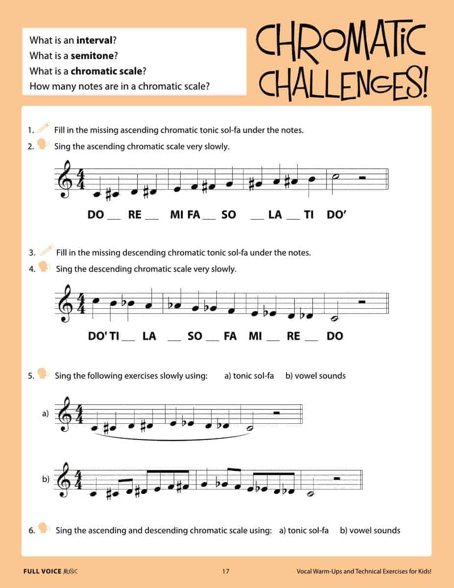 Vocal Warm-Ups and Technical Exercises for Kids! (PDF) - Image 6