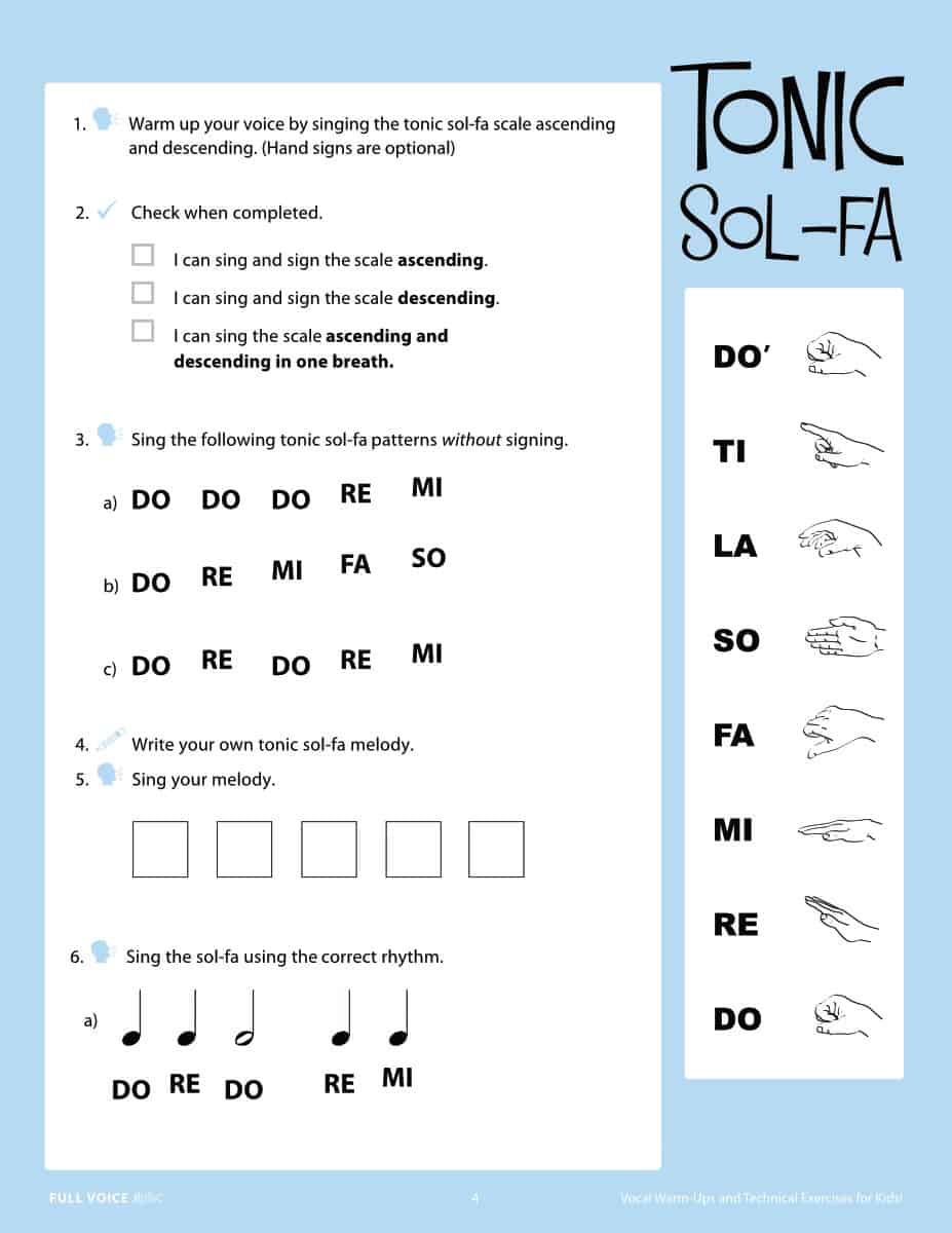 Vocal Warm-Ups and Technical Exercises for Kids! (Book) - Image 3
