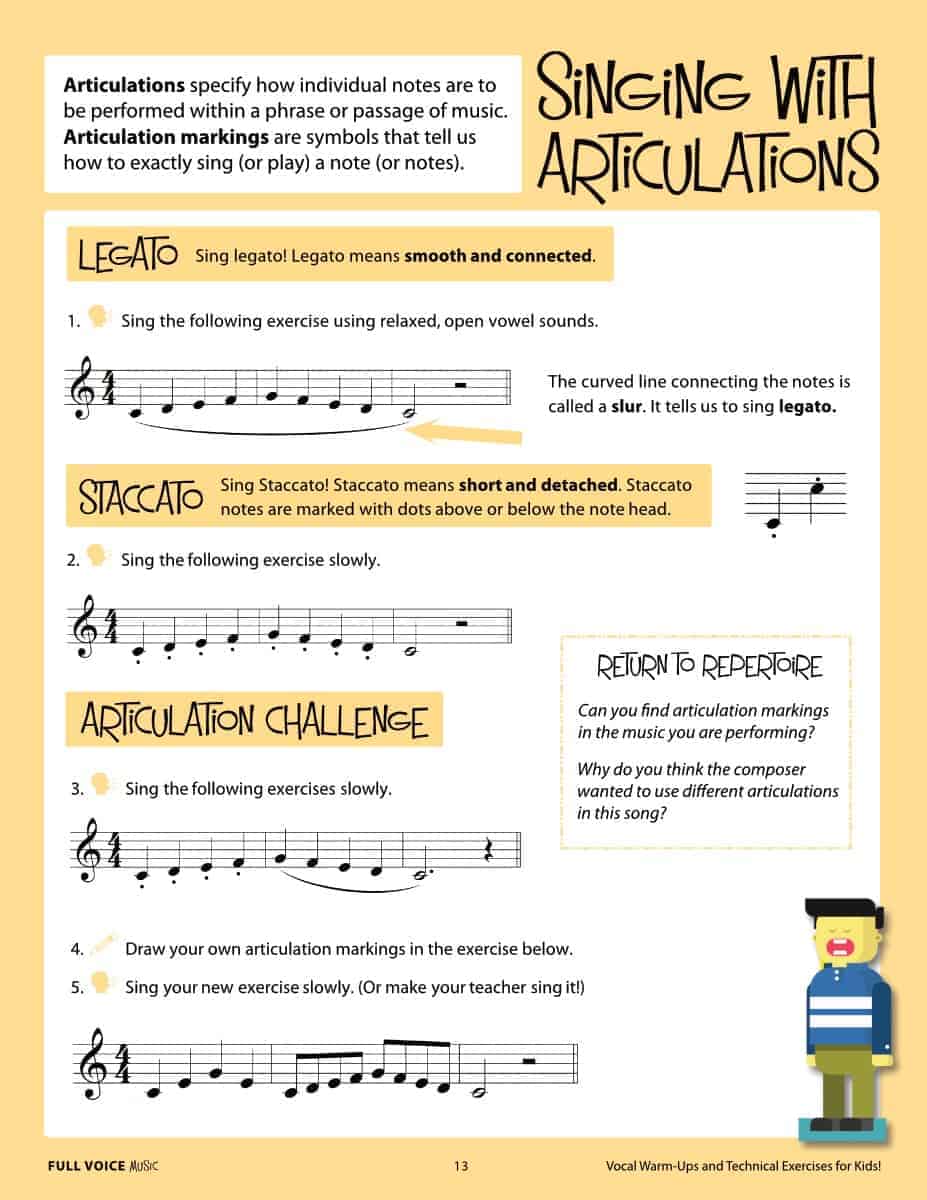 Vocal Warm-Ups and Technical Exercises for Kids! (Book) - Image 4