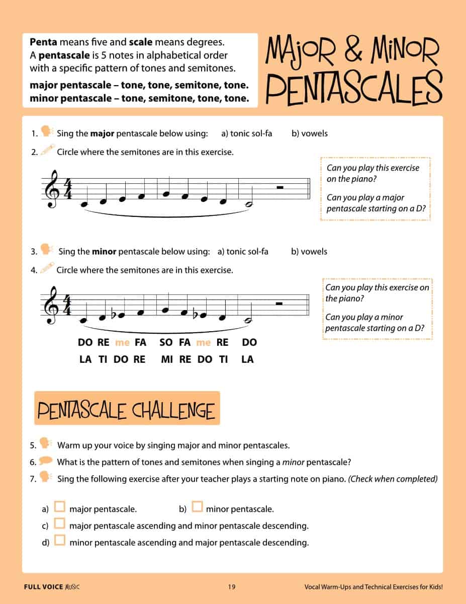 Vocal Warm-Ups and Technical Exercises for Kids! (Book) - Image 6