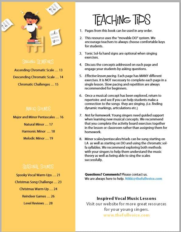 Vocal Warm-Ups and Technical Exercises for Kids! (Book) - Image 13