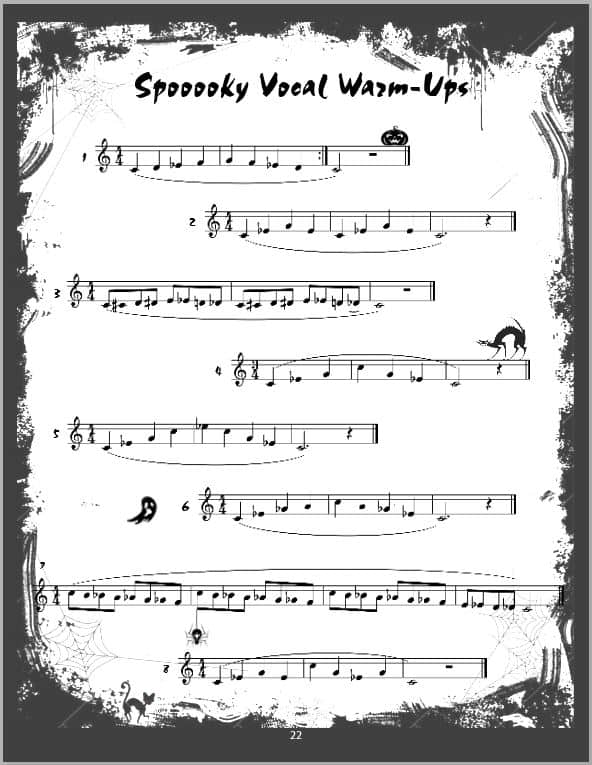Vocal Warm-Ups and Technical Exercises for Kids! (Book) - Image 14