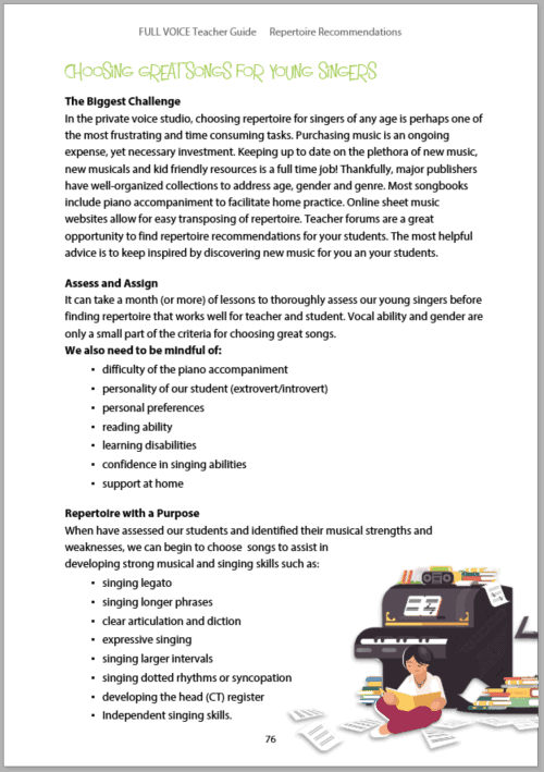 FULL VOICE Teacher Guide