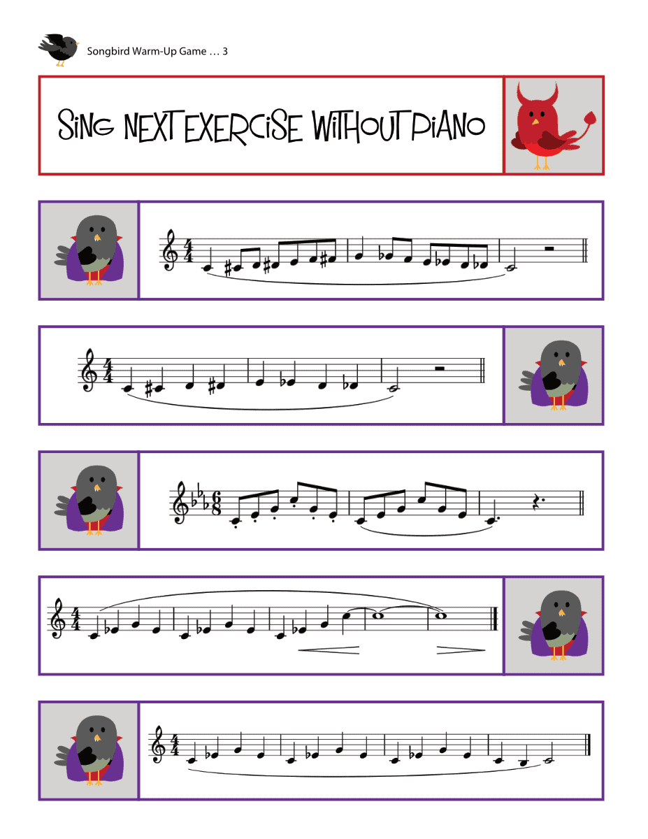 Songbird Warm-Up Game (Halloween Edition) - Image 4