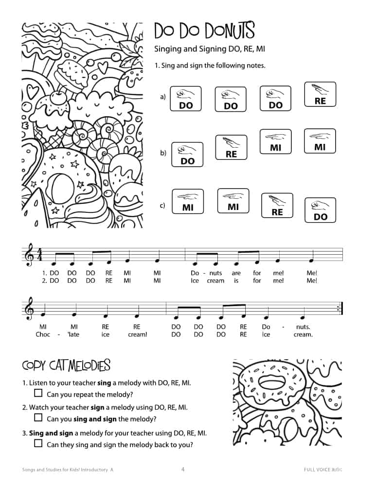 Songs and Studies for Kids! Introductory A (Book) - Image 4