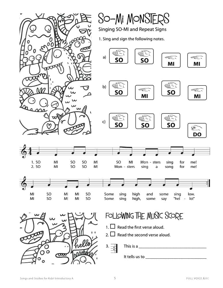 Songs and Studies for Kids! Introductory A (Book) - Image 5