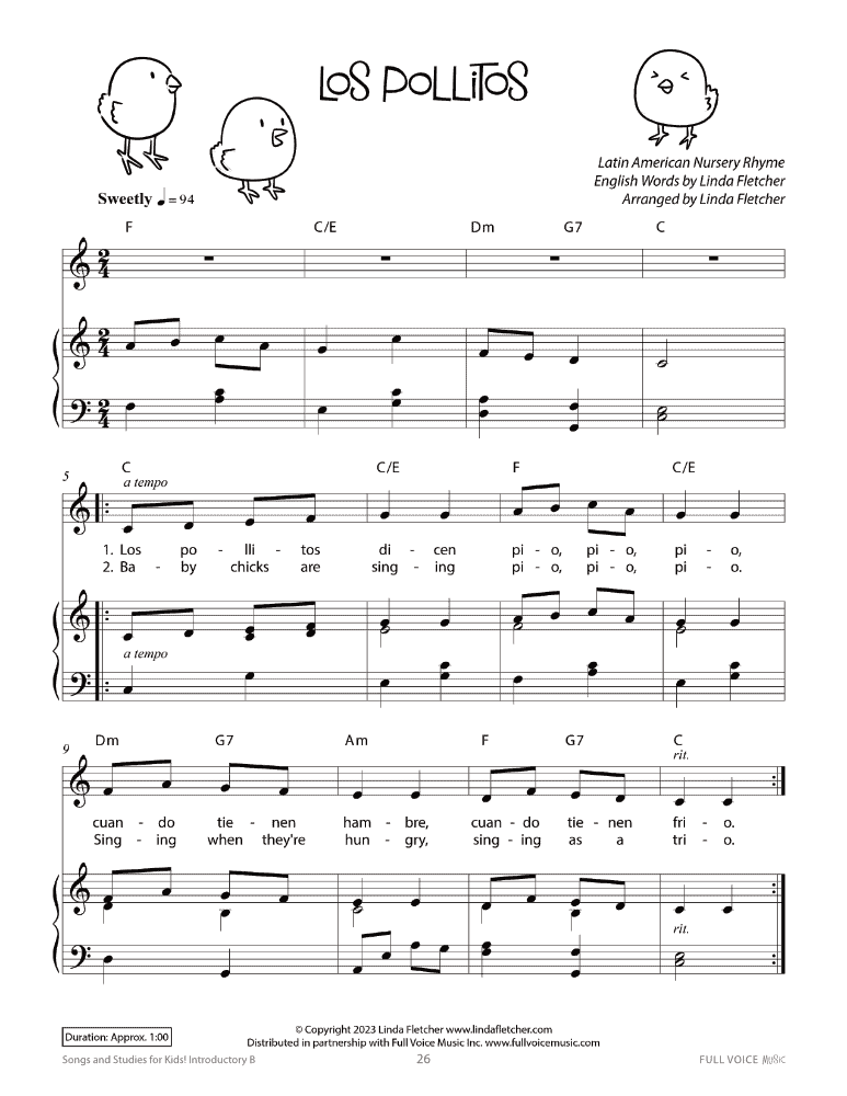 Songs and Studies for Kids! Introductory B (Book) - Image 11