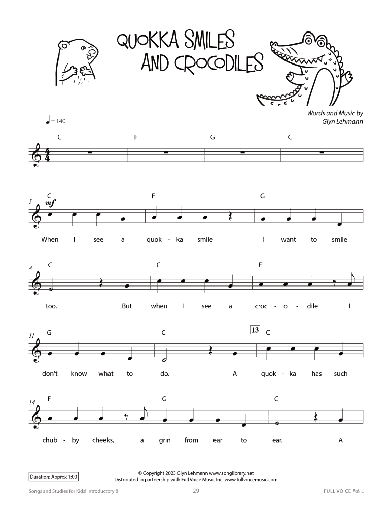 Songs and Studies for Kids! Introductory B (Book) - Image 13