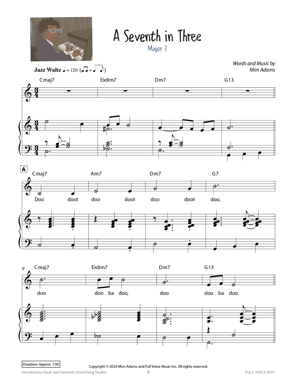 Introductory Vocal Jazz! Seventh Chord Song Studies - Image 6