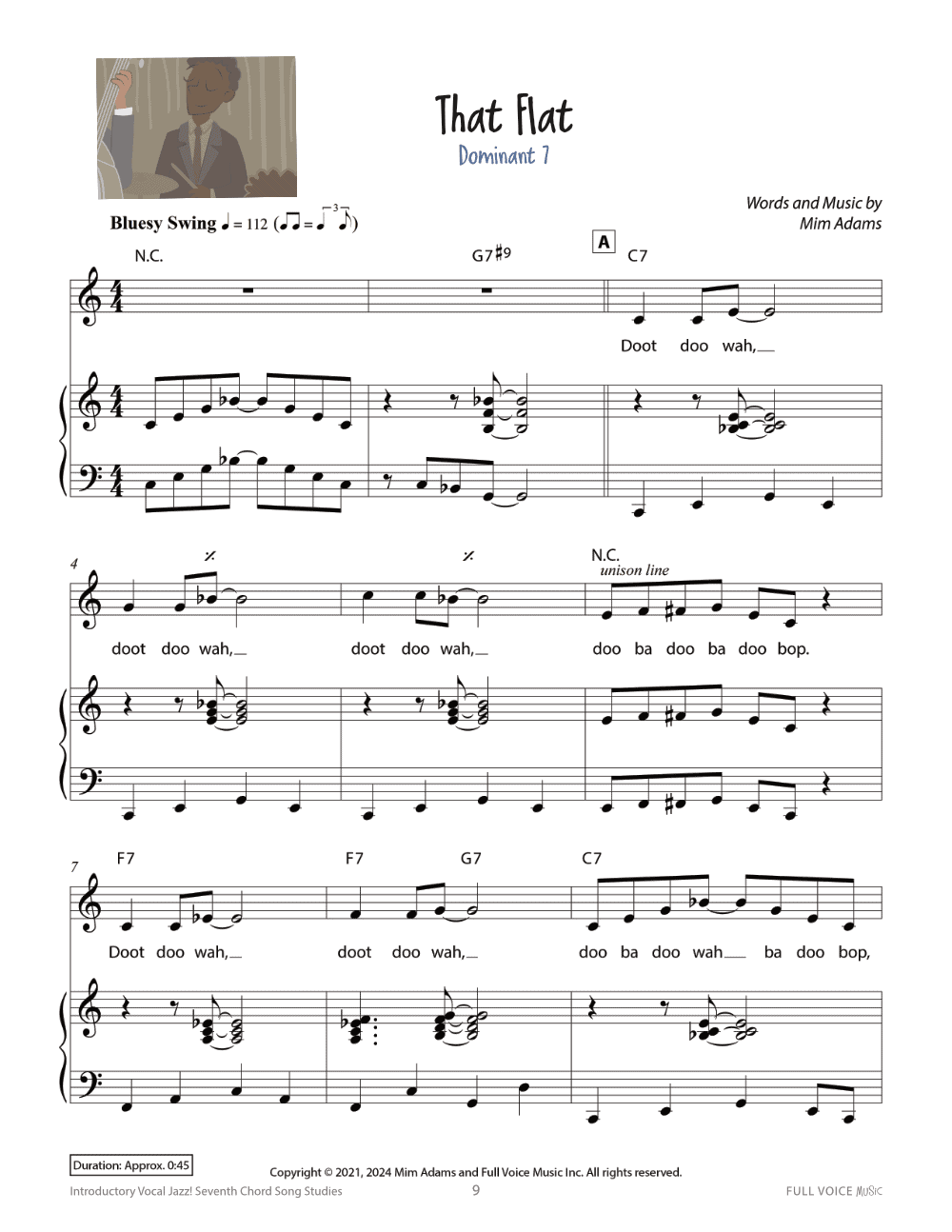 Introductory Vocal Jazz! Seventh Chord Song Studies - Image 5