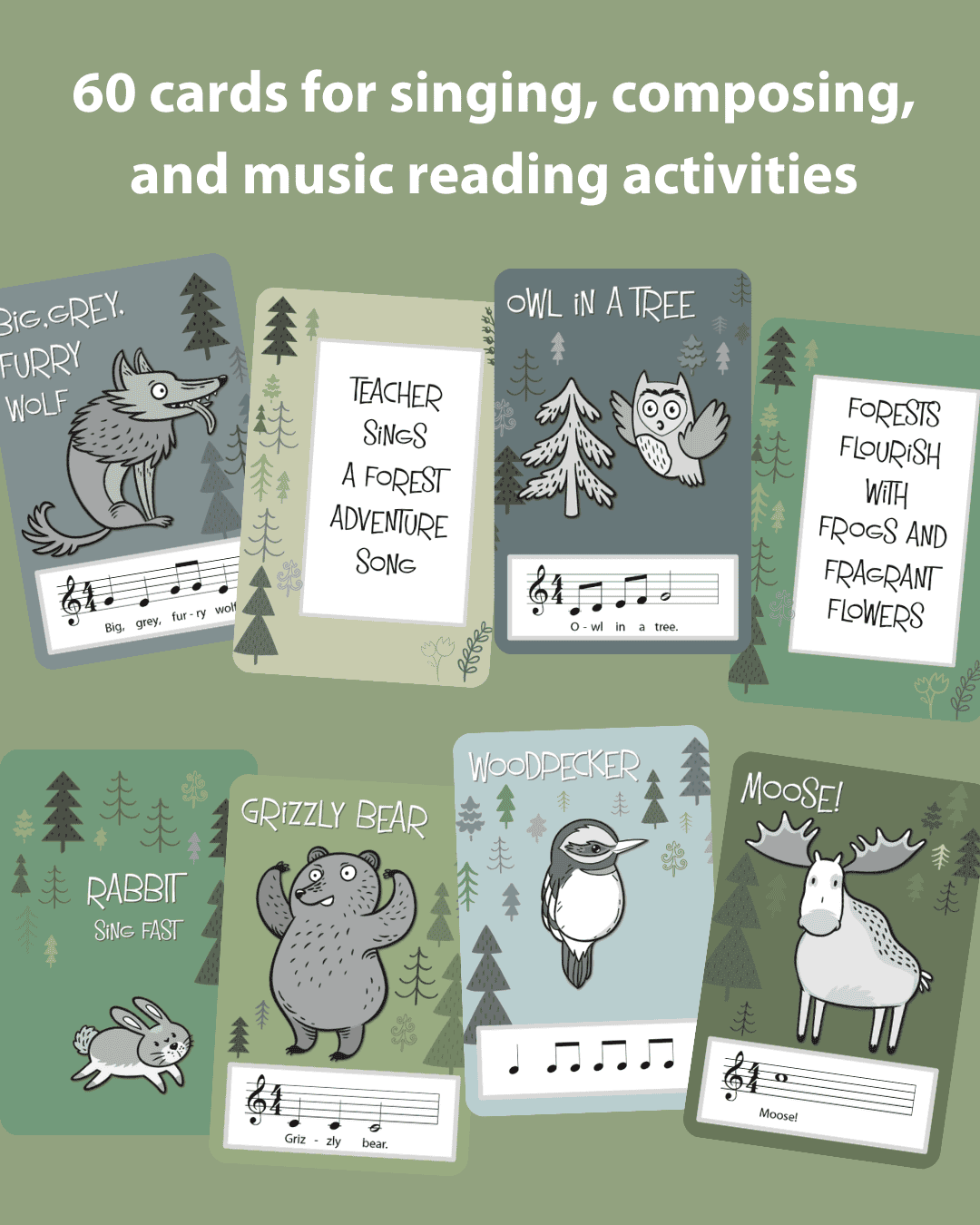 Forest Adventure Songs: Singing and Composing Cards - Image 2