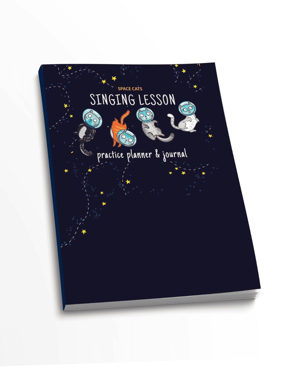 Space Cat Singing Lesson Planner and Journal