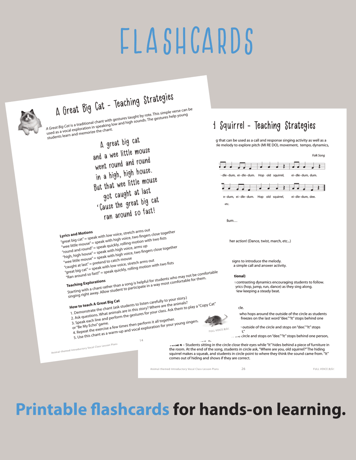 Animal-Themed Introductory Singing Class Lesson Plans - Image 4