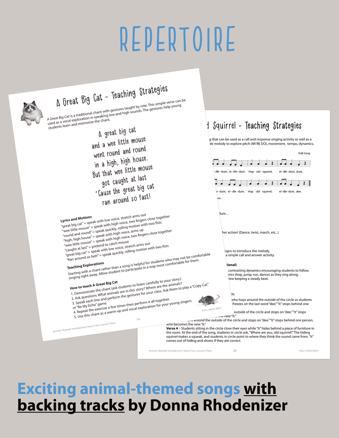 Animal-Themed Introductory Singing Class Lesson Plans - Image 5