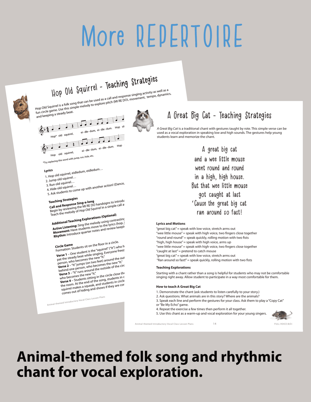 Animal-Themed Introductory Singing Class Lesson Plans - Image 6