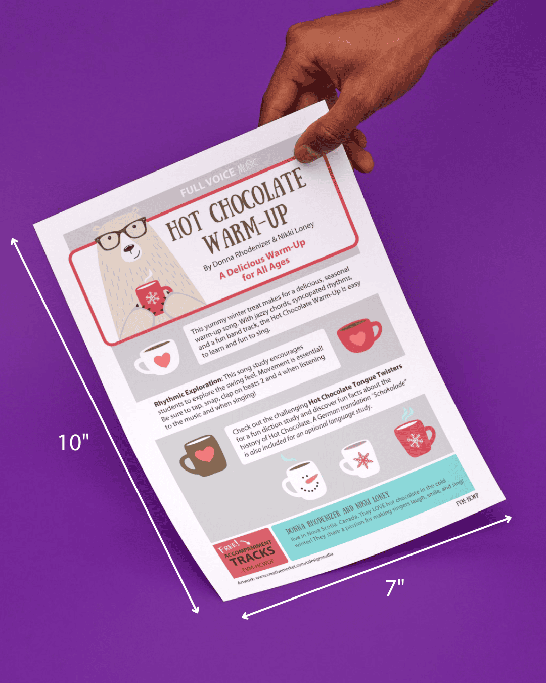 Hot Chocolate Warm-Up (Print) - Image 2