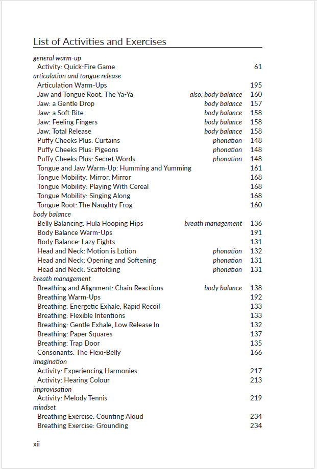 Sample from Teaching Singing to Children and Young Adults