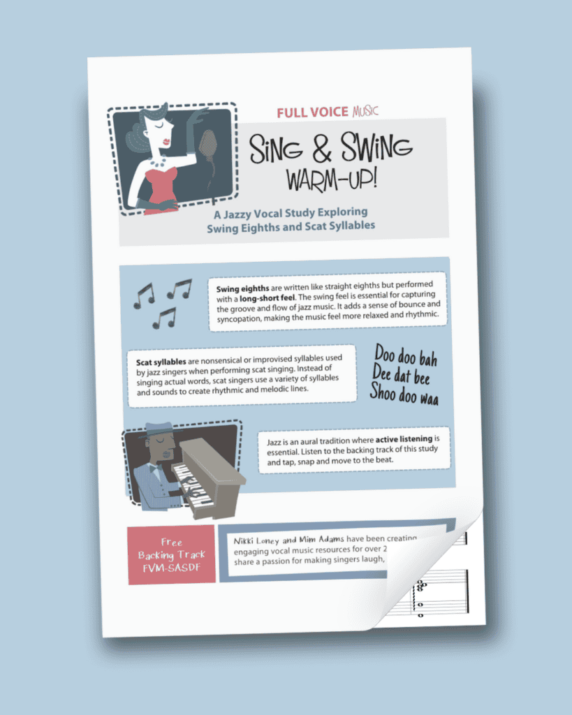 The cover of Sing and Swing Warm-Up (Print)