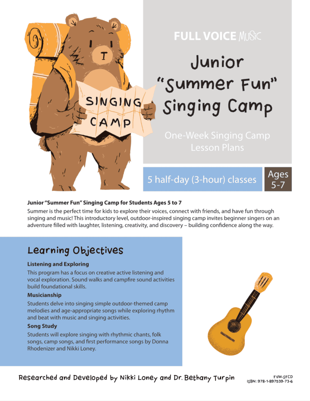 Junior "Summer Fun" Singing Camp Lesson Plans - Image 2