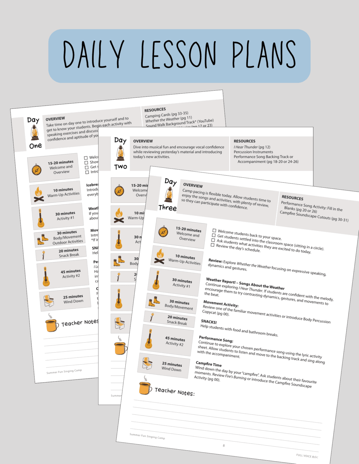 Junior "Summer Fun" Singing Camp Lesson Plans - Image 6