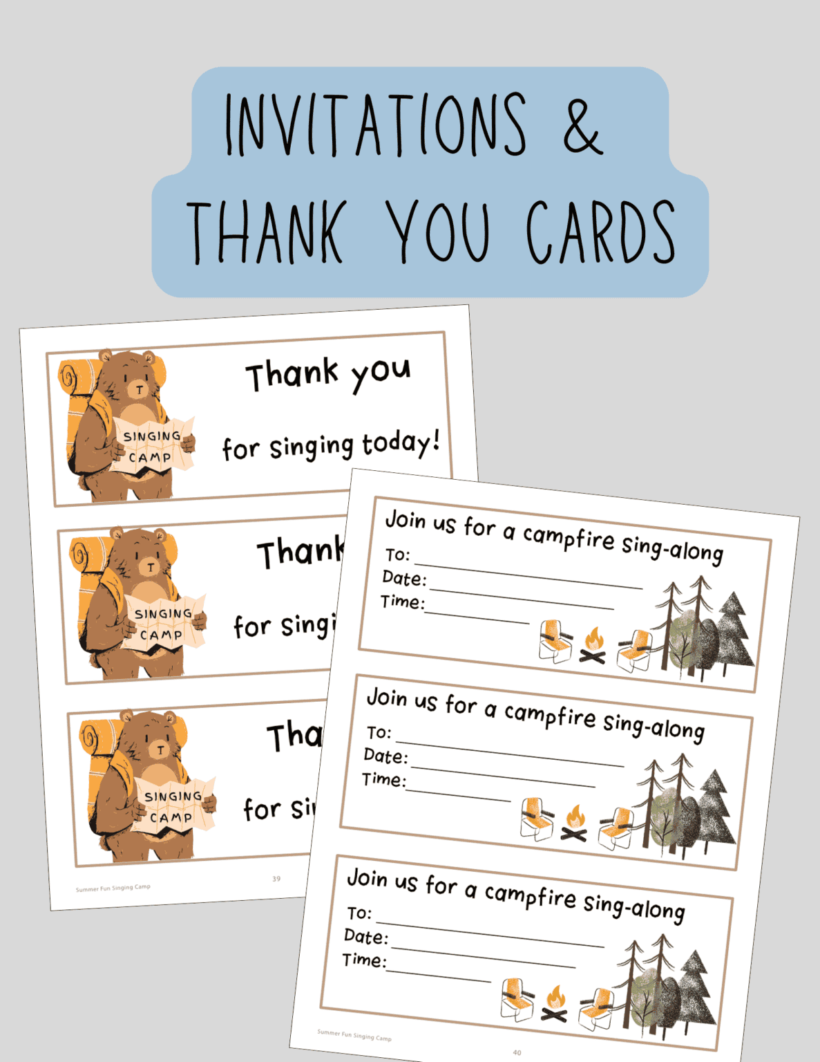 Junior "Summer Fun" Singing Camp Lesson Plans - Image 9