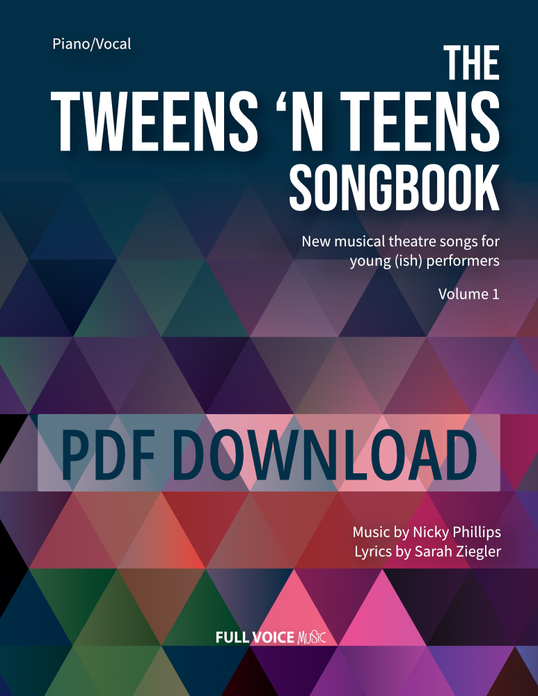 Cover of The Tweens 'N Teens Songbook Volume 1 PDF Download